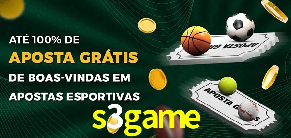 s3game Ate 100% de Aposta Gratis